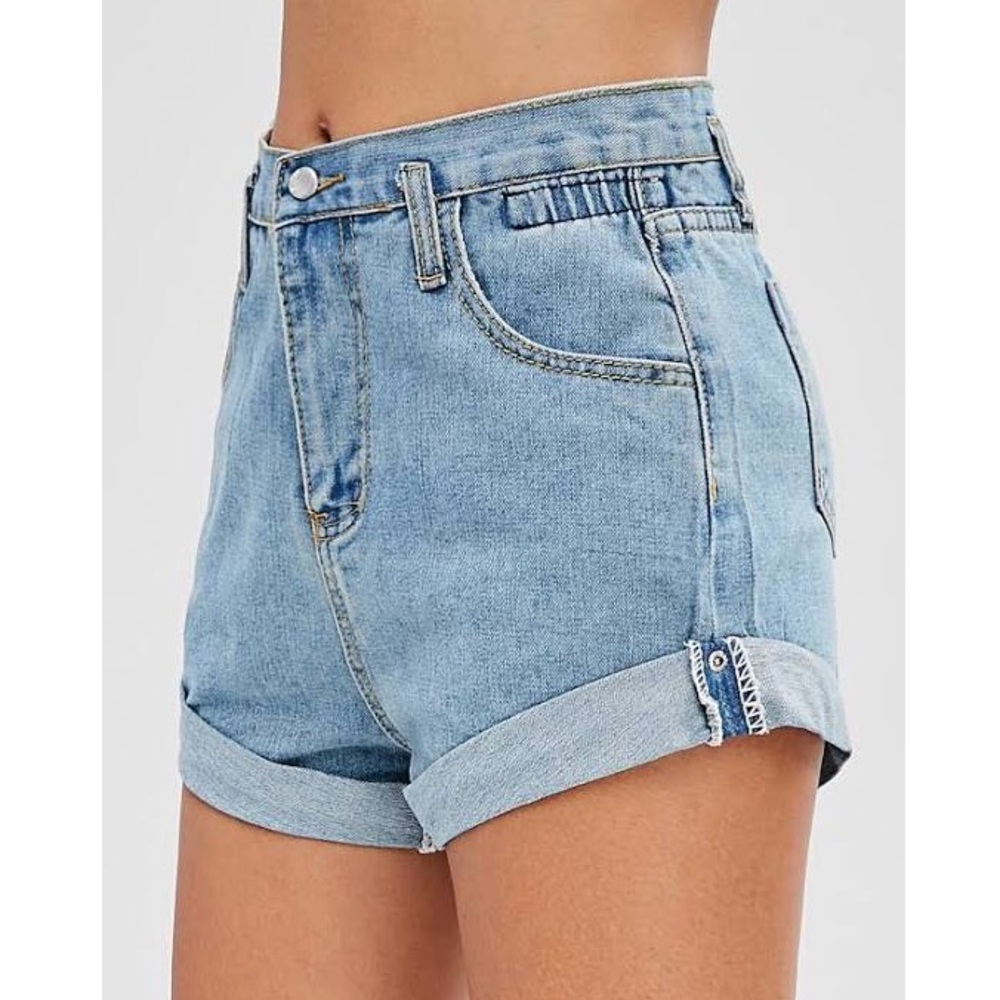 Pacsun denim shorts - super stretch shortie